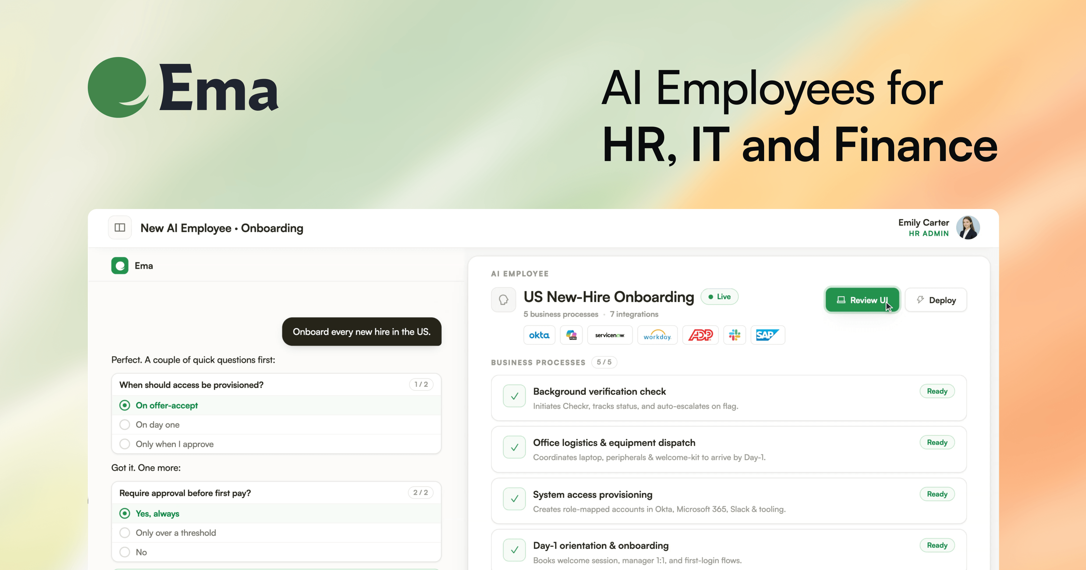 Ema AI Employees logo